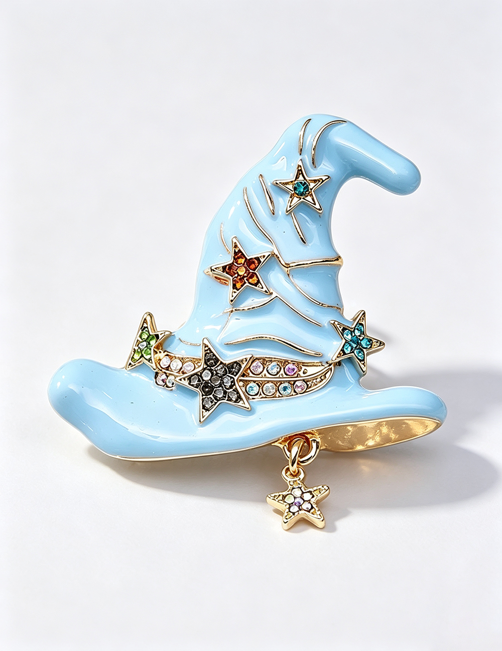 Witch Hat Enamel Brooch — brooch, view 3