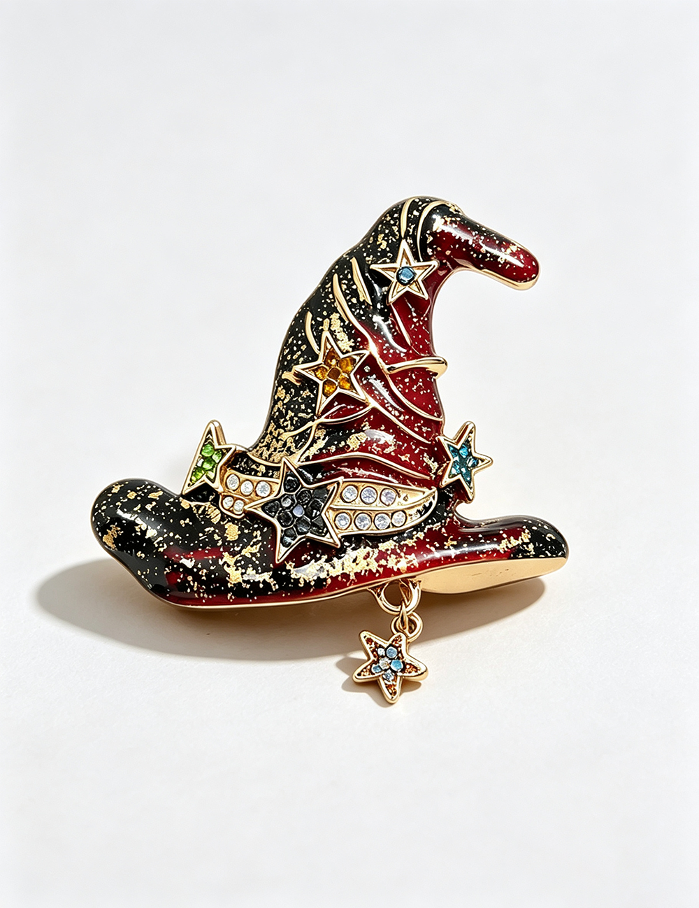 Witch Hat Enamel Brooch — brooch, view 7