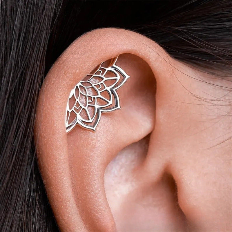 Gothic Spider Web Stud Earrings — earrings, view 8