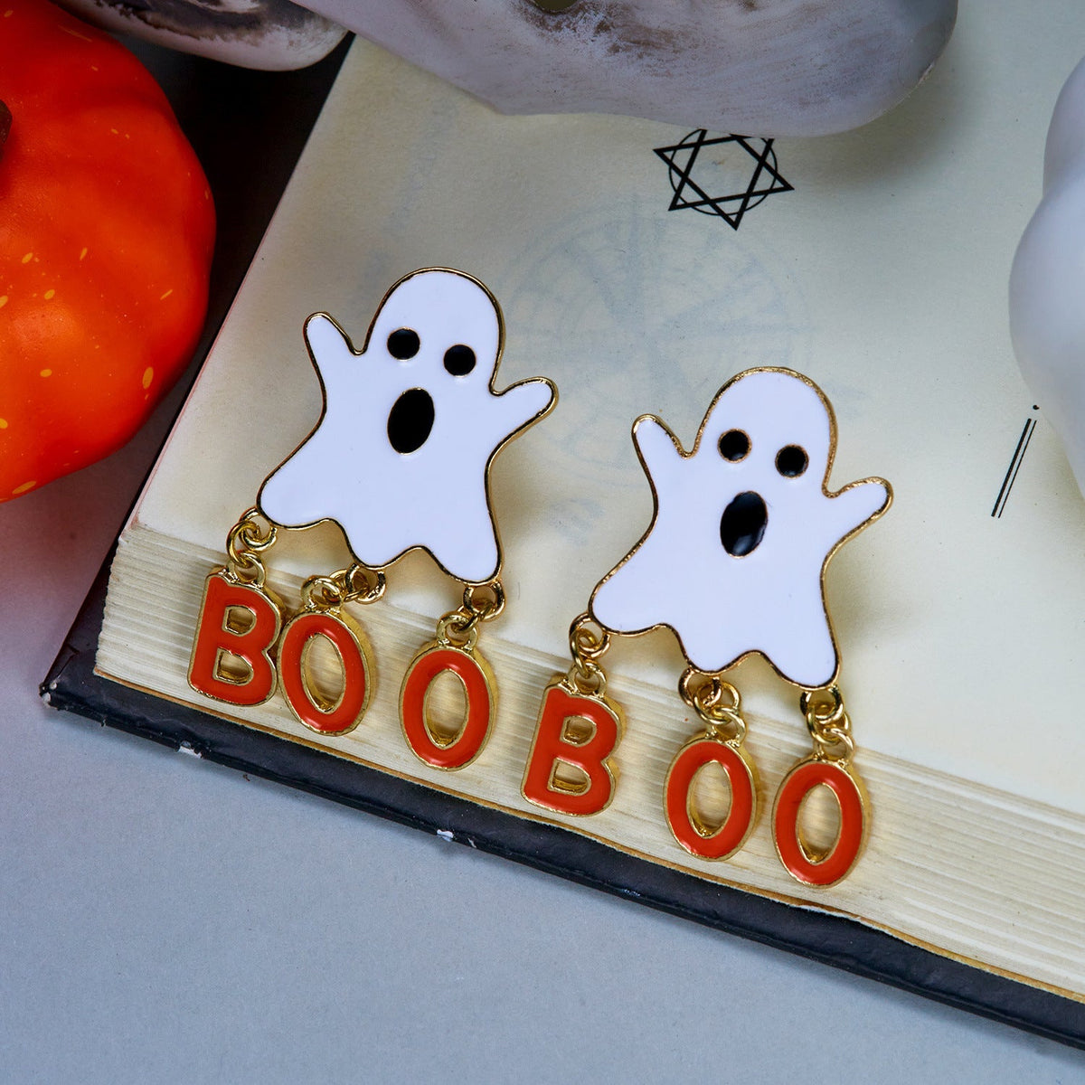 Halloween Ghost Tassel Earrings — earrings, view 5