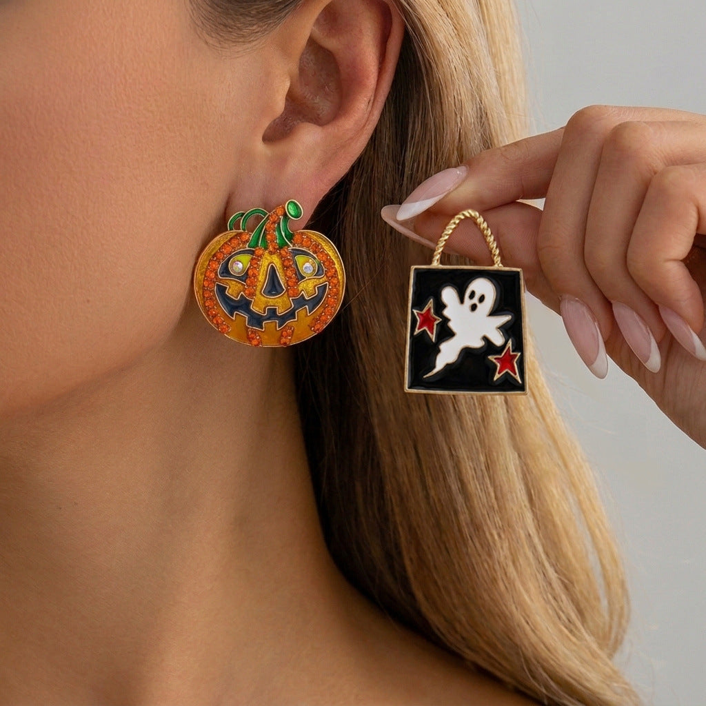 Halloween Ghost Tassel Earrings — earrings, view 10