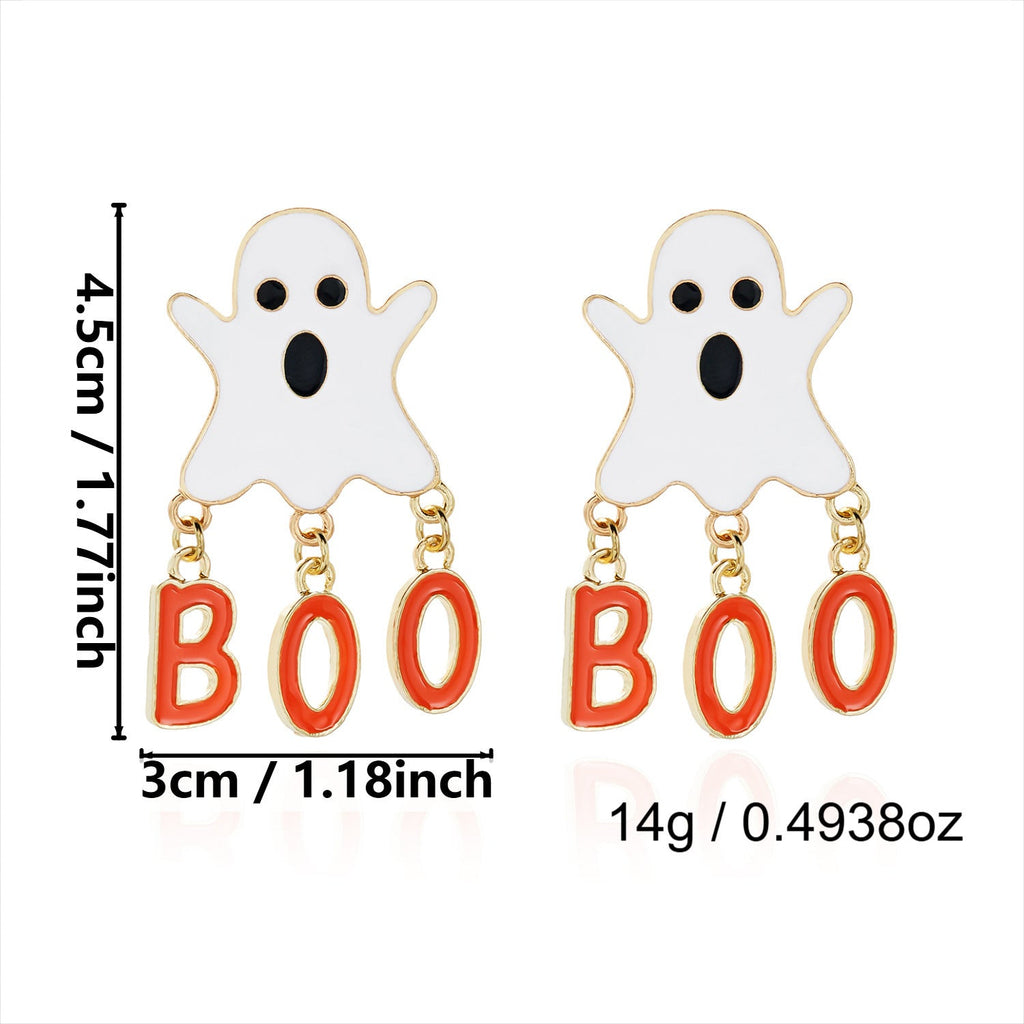 Halloween Ghost Tassel Earrings — earrings, view 14