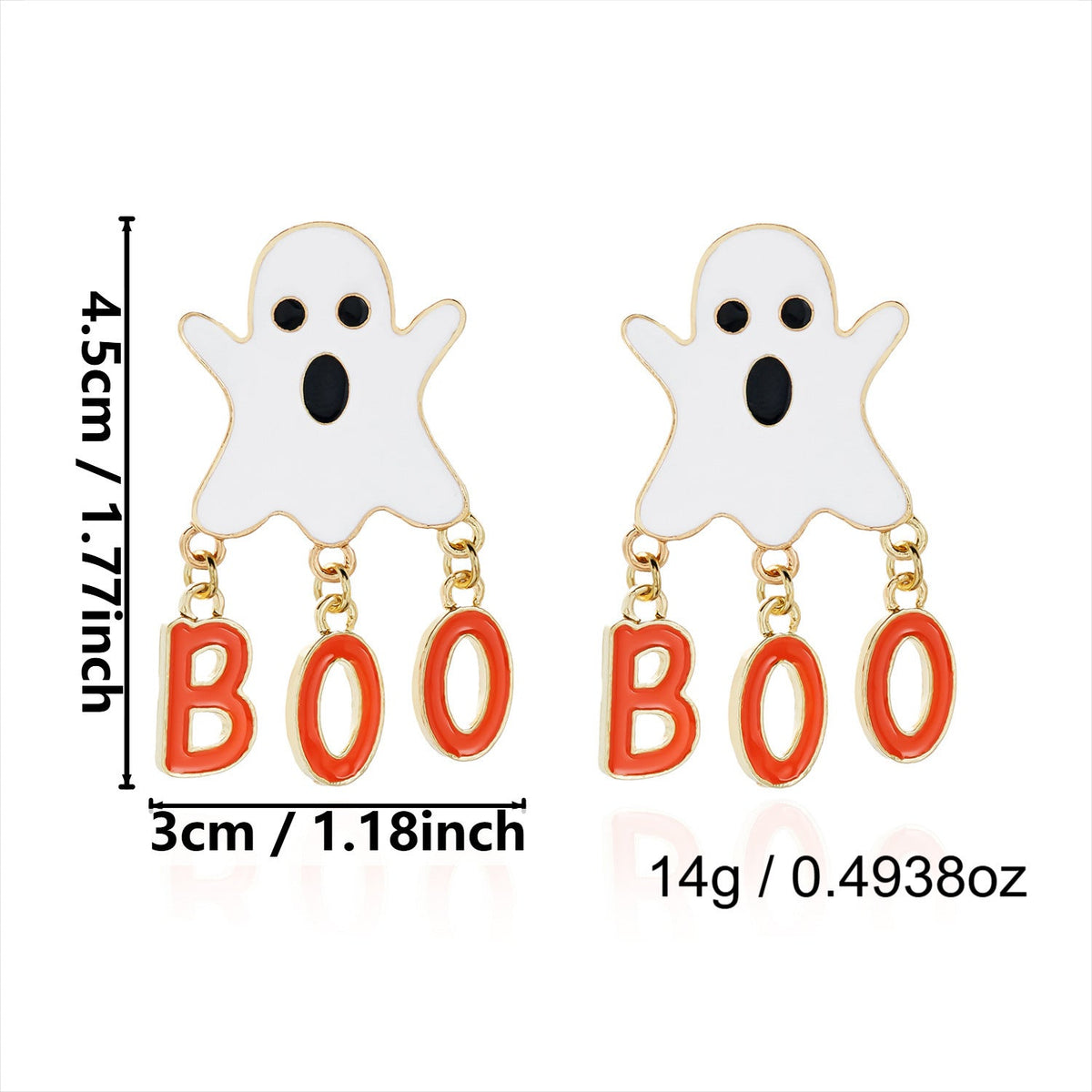 Halloween Ghost Tassel Earrings — earrings, view 14