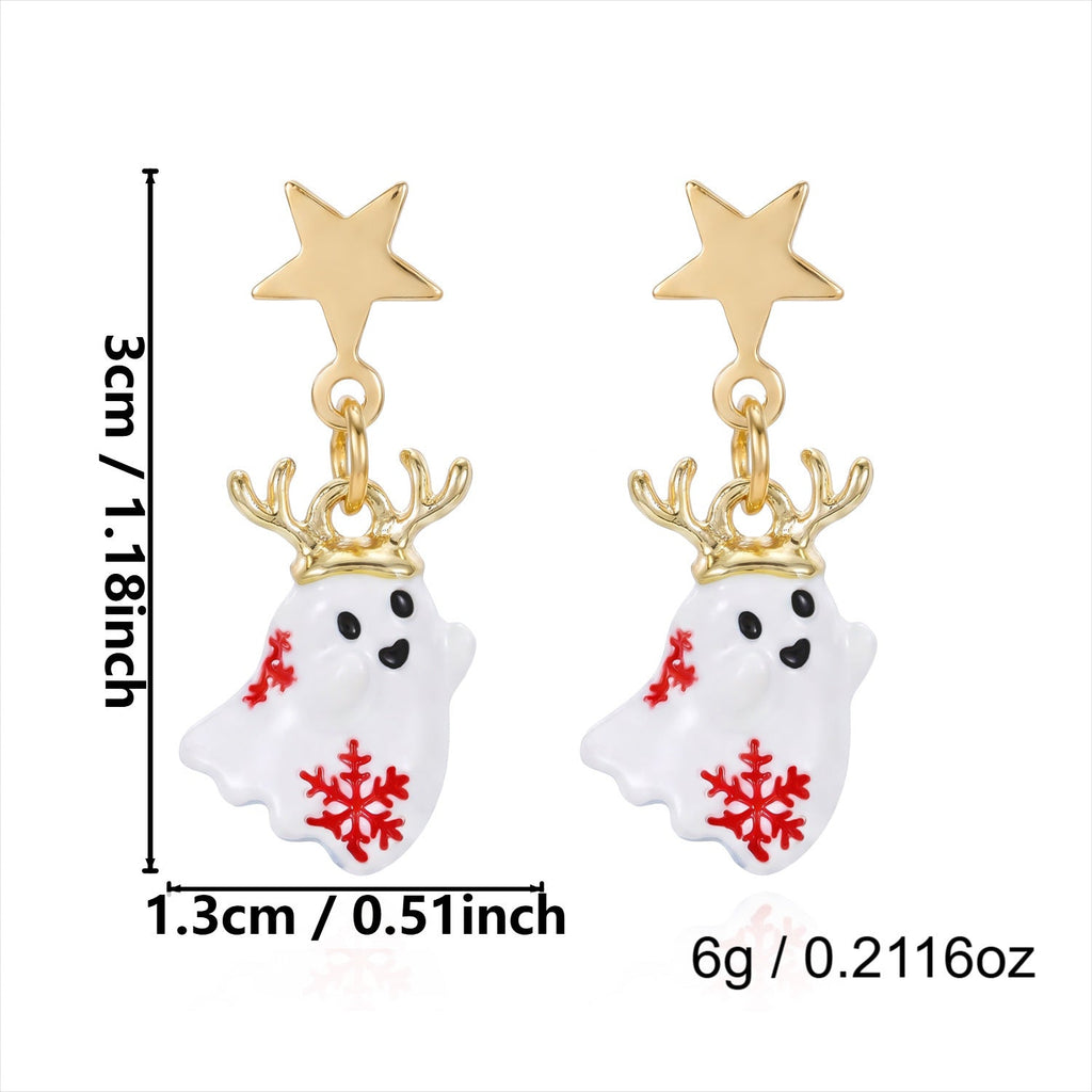 Halloween Ghost Tassel Earrings — earrings, view 15
