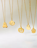 Ghost Pumpkin Pendant Necklace — necklace