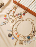 Polished Double-Layer Pendant Necklace — necklace