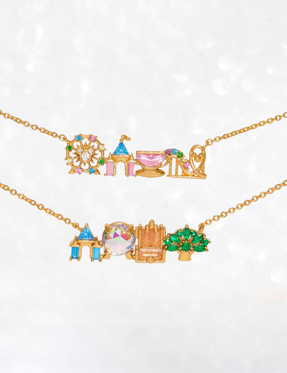 Ferris Wheel and Castle Necklace — necklace