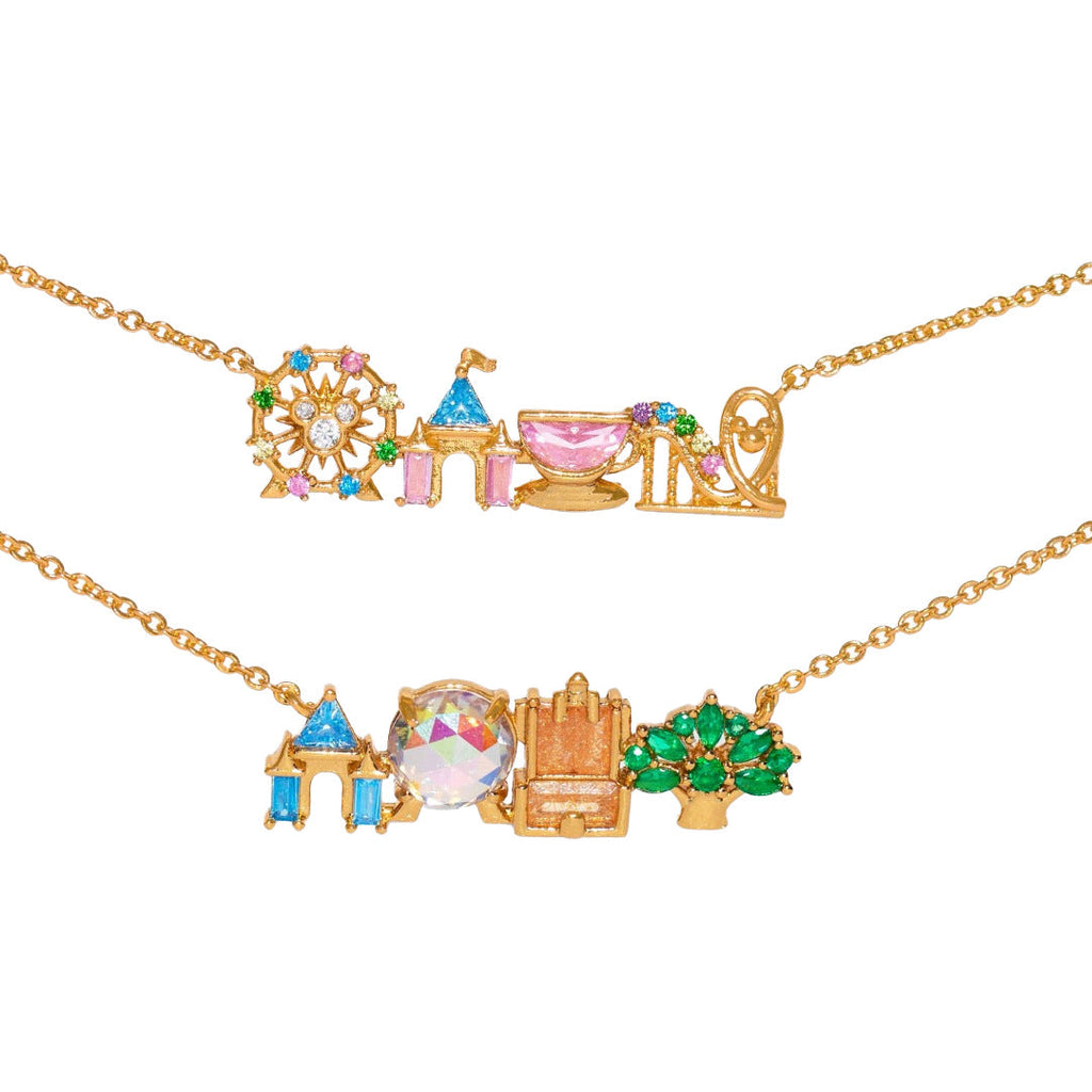 Ferris Wheel and Castle Necklace — necklace, view 2