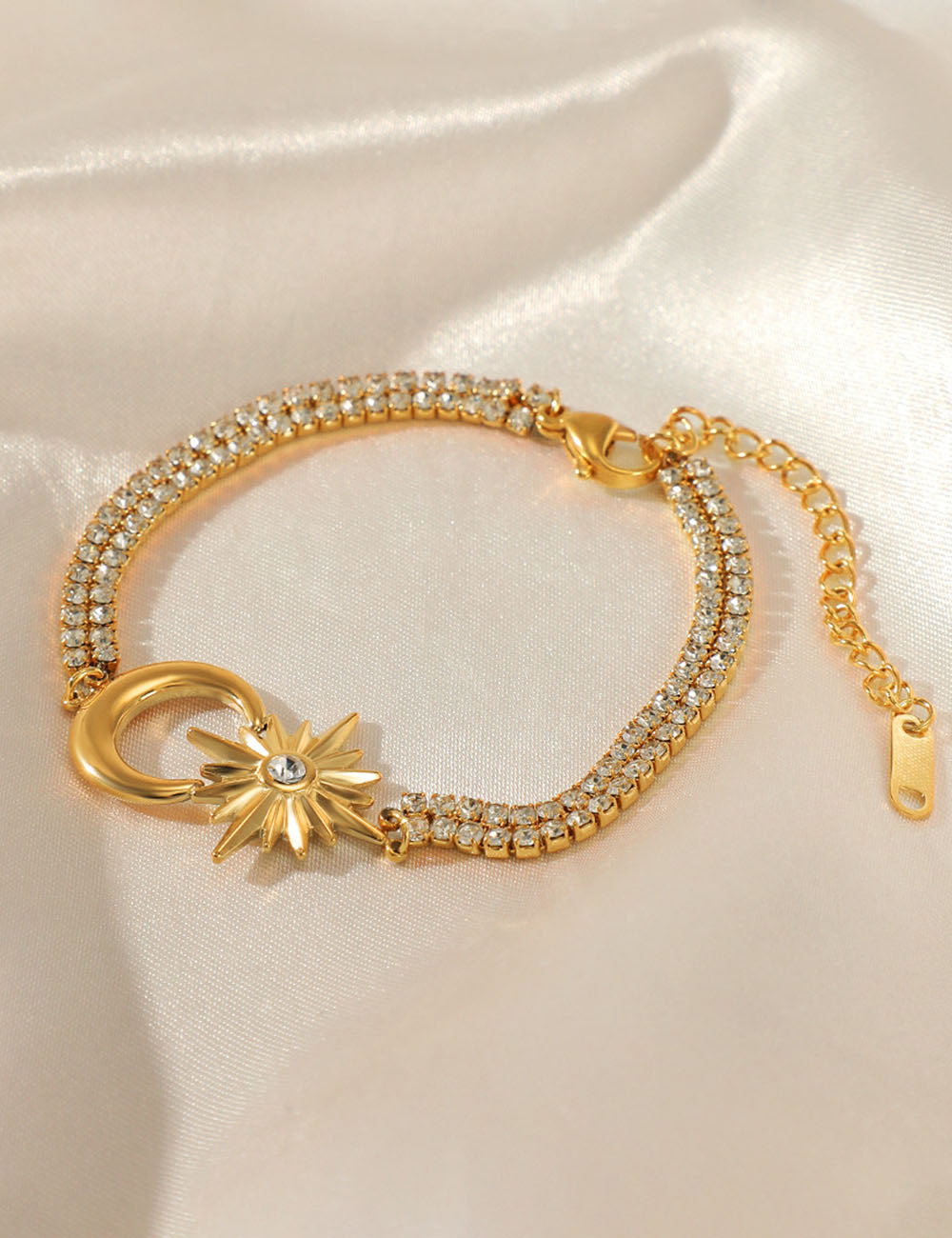 Heart Floral Tassel Bracelet — bracelet