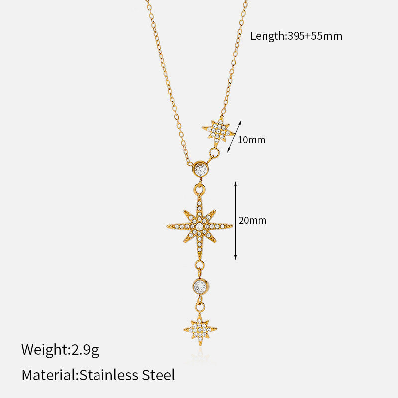 Sunflower Pendant Necklace — gold necklace, view 6
