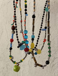 Apple Pendant Beaded Necklace — necklace