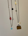 Beaded Handbag Pendant Necklace — necklace