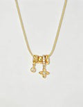 Clover Pendant Tassel Necklace — necklace