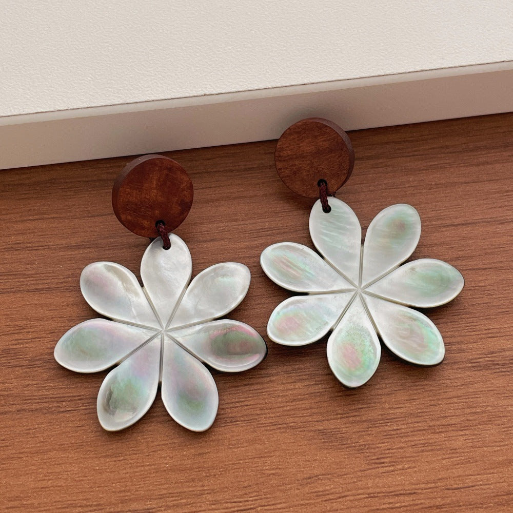 Hollow Leaf Dangle Earrings — earrings, view 8