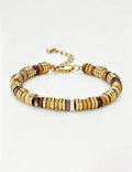 Multi-Colour Stone Bead Bracelet — bracelet