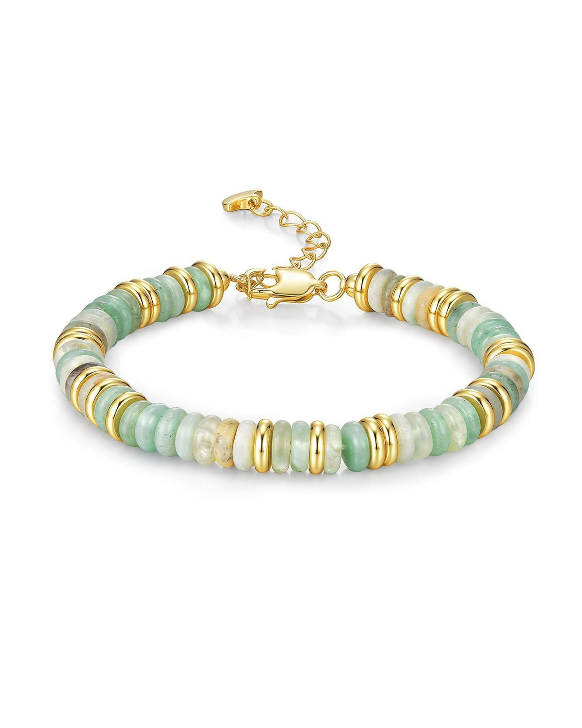 Multi-Colour Stone Bead Bracelet — bracelet, view 6