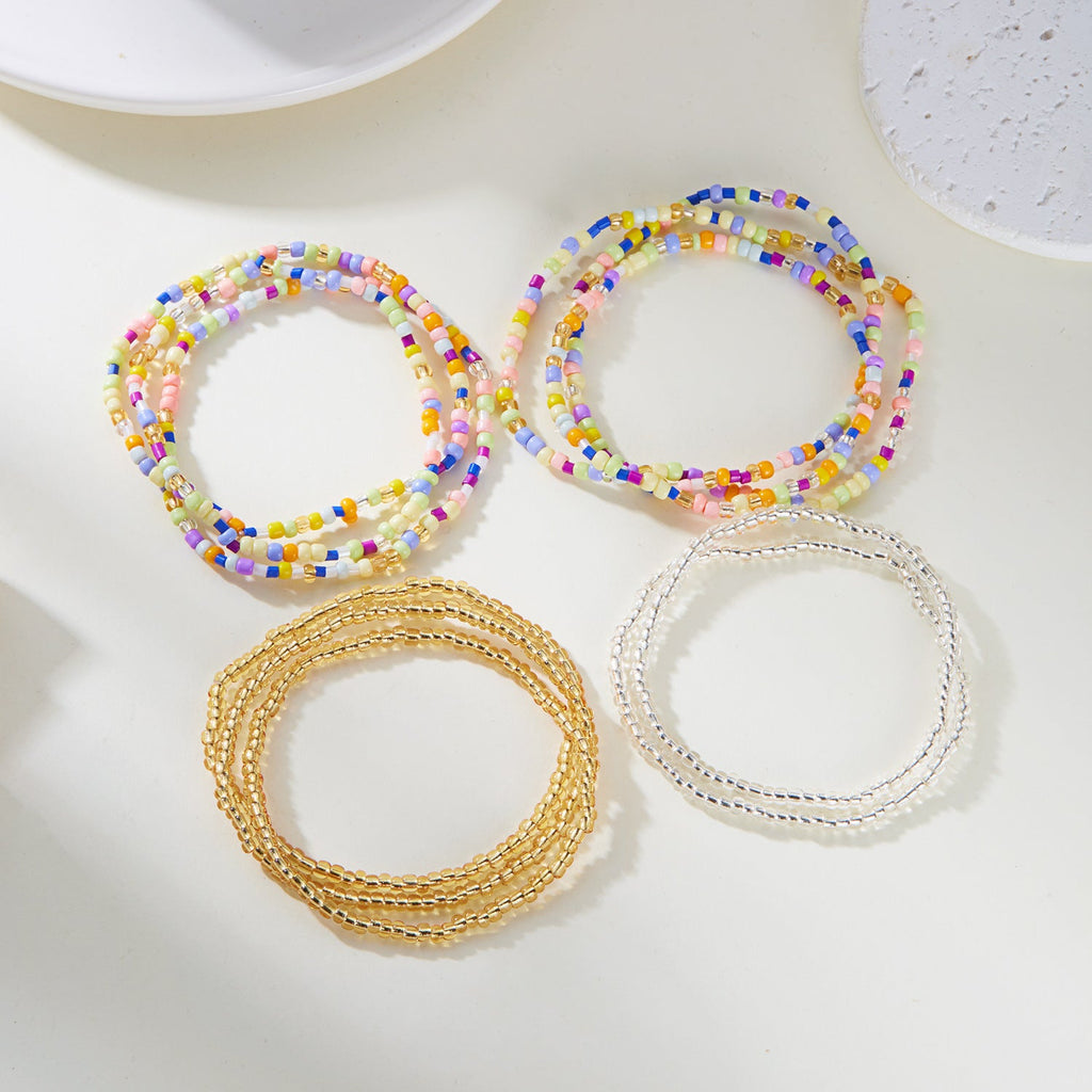 Stackable Wood Beaded Bracelet — bracelet, view 3
