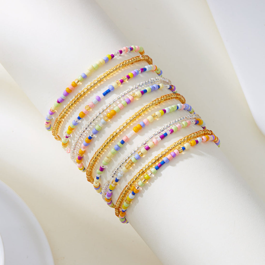 Stackable Wood Beaded Bracelet — bracelet, view 8