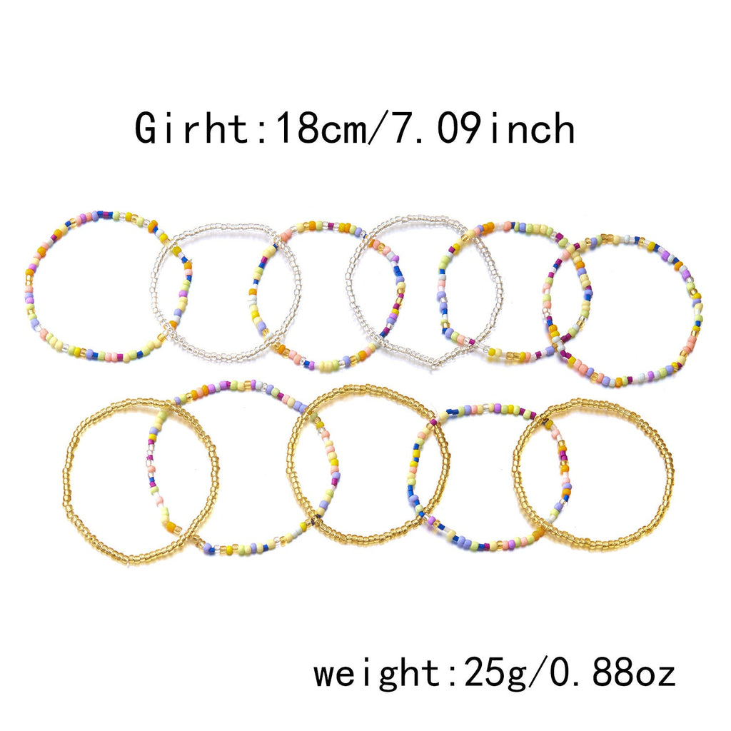 Stackable Wood Beaded Bracelet — bracelet, view 12