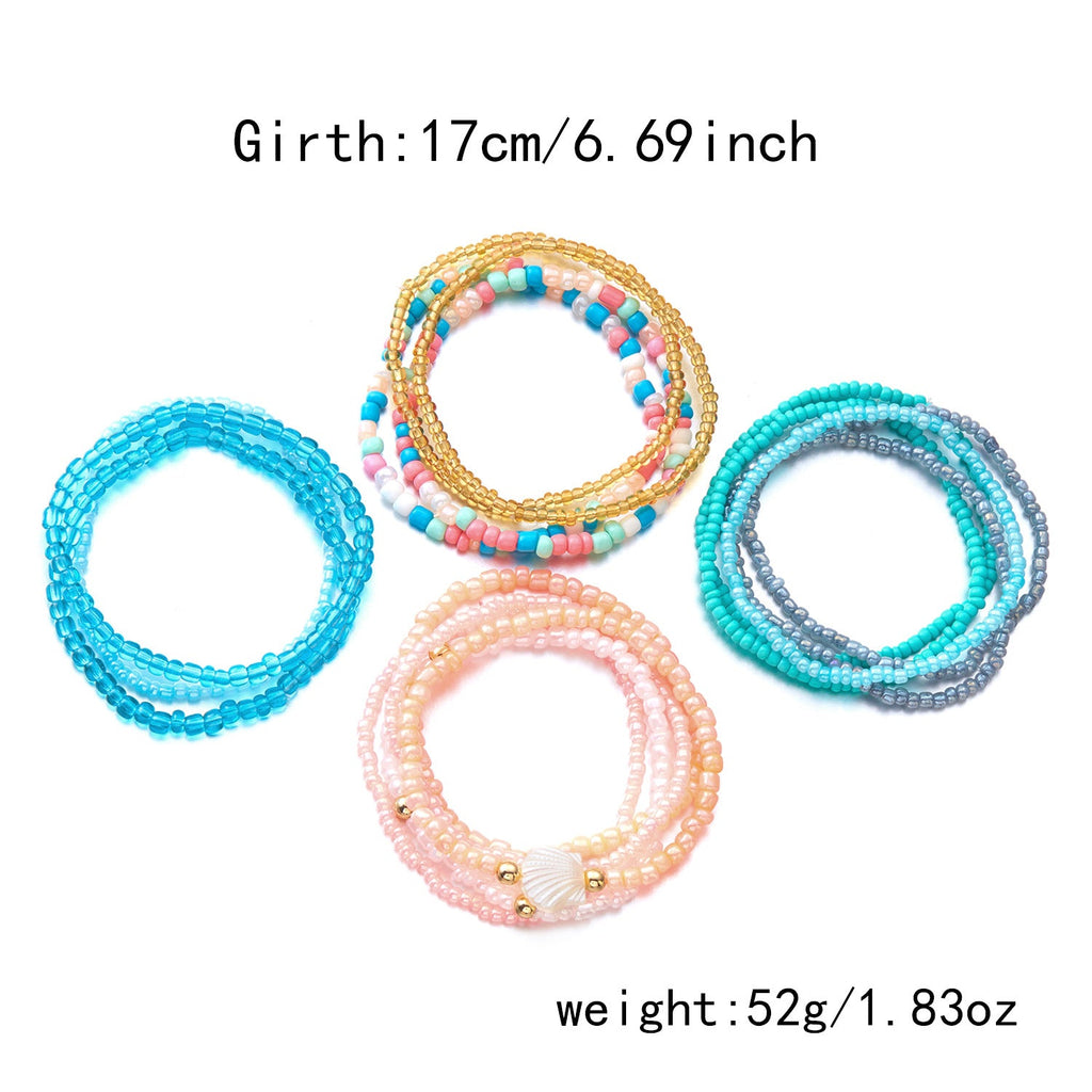 Stackable Wood Beaded Bracelet — bracelet, view 13