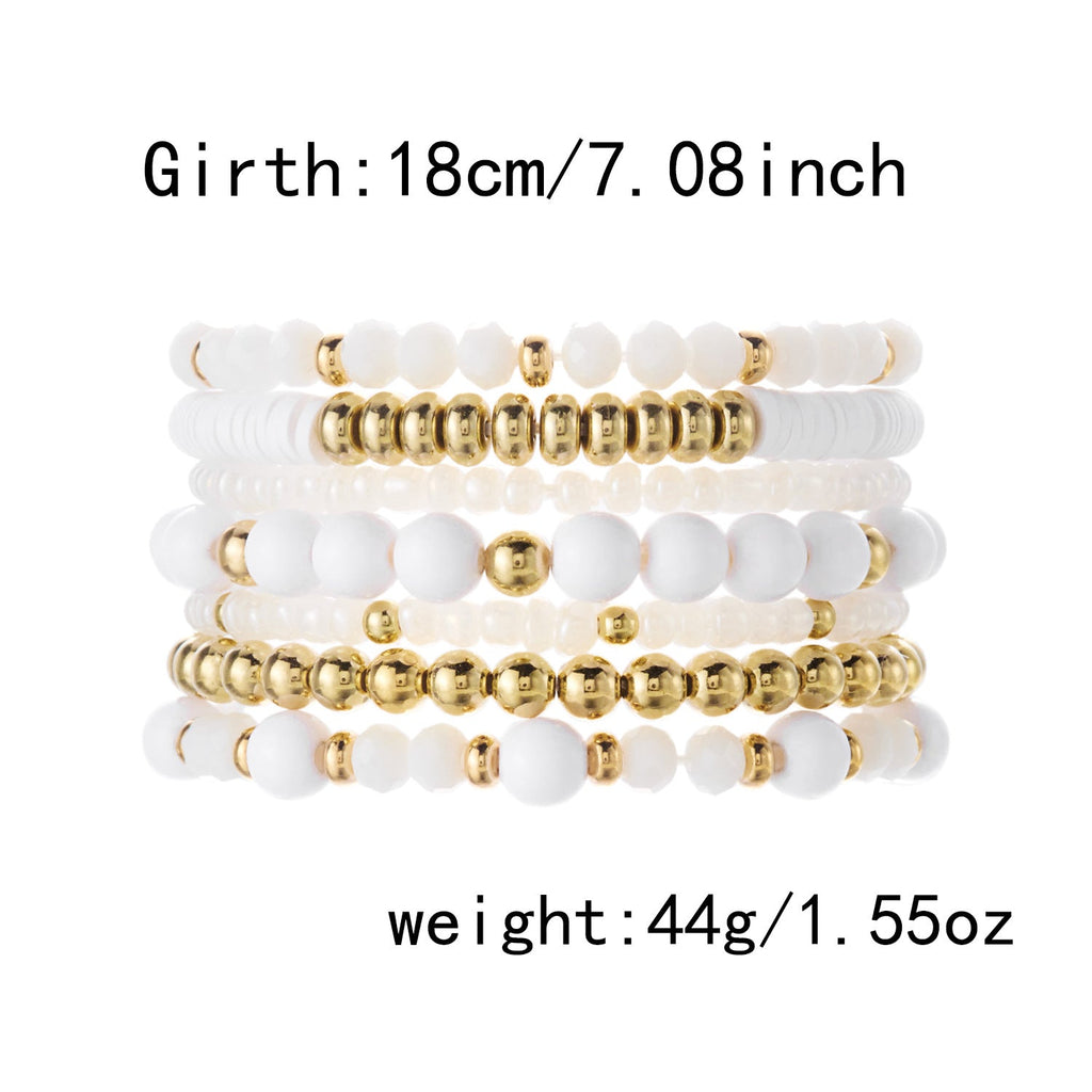 Wood Bead Multi-Layer Bracelet — bracelet, view 9