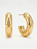 Rhombic Texture Stud Earrings — earrings