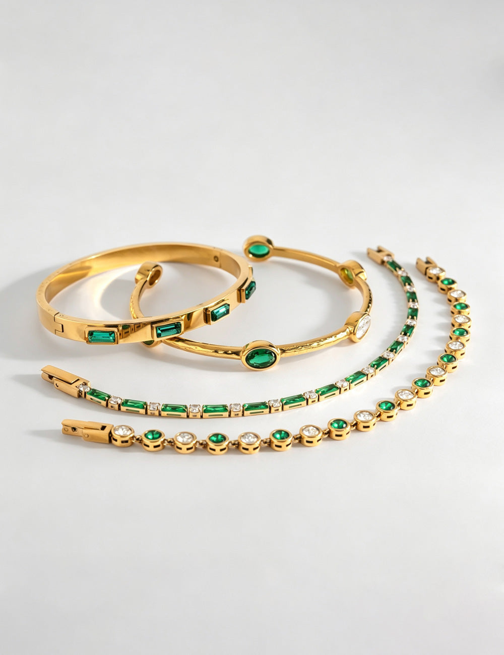 Colour Block Rhinestone Chain Bracelet — bracelet
