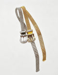 Watch-Band Style Gold Bangle — bracelet