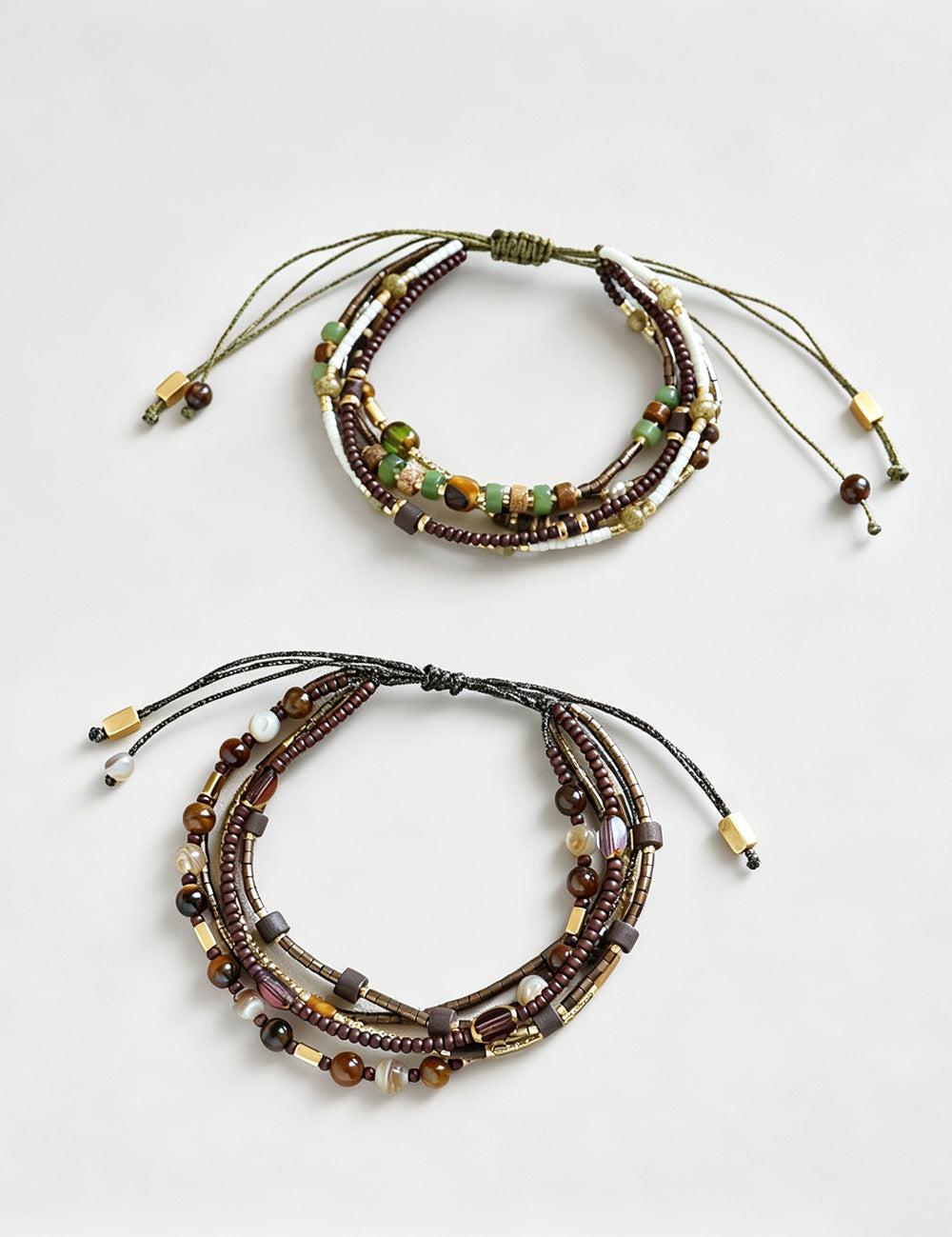 Multi-Layer Seed Bead Bracelet — bracelet