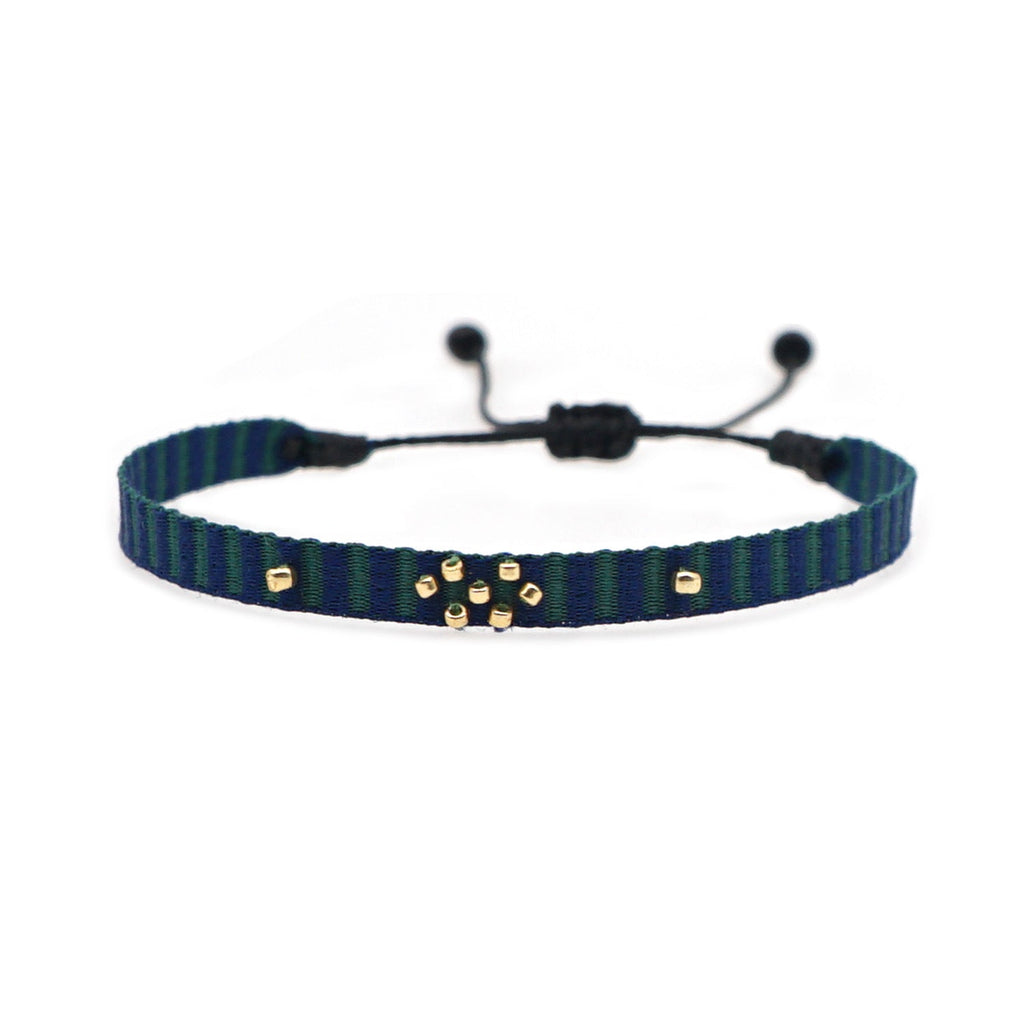 Seed Bead Braided Bracelet — bracelet, view 5