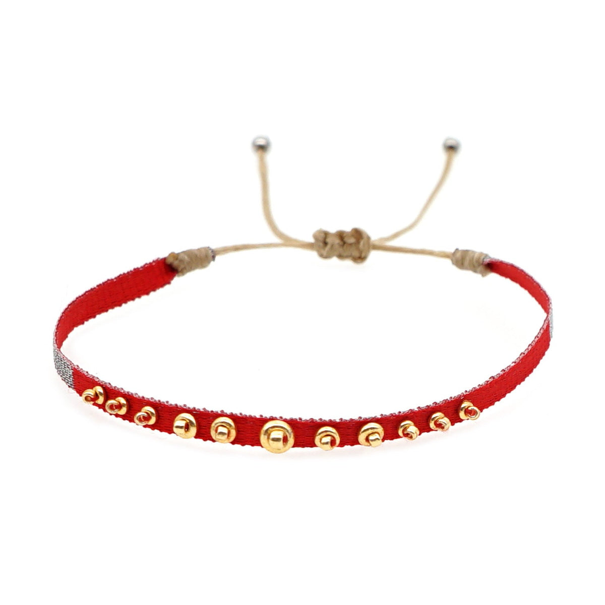 Seed Bead Braided Bracelet — bracelet, view 10