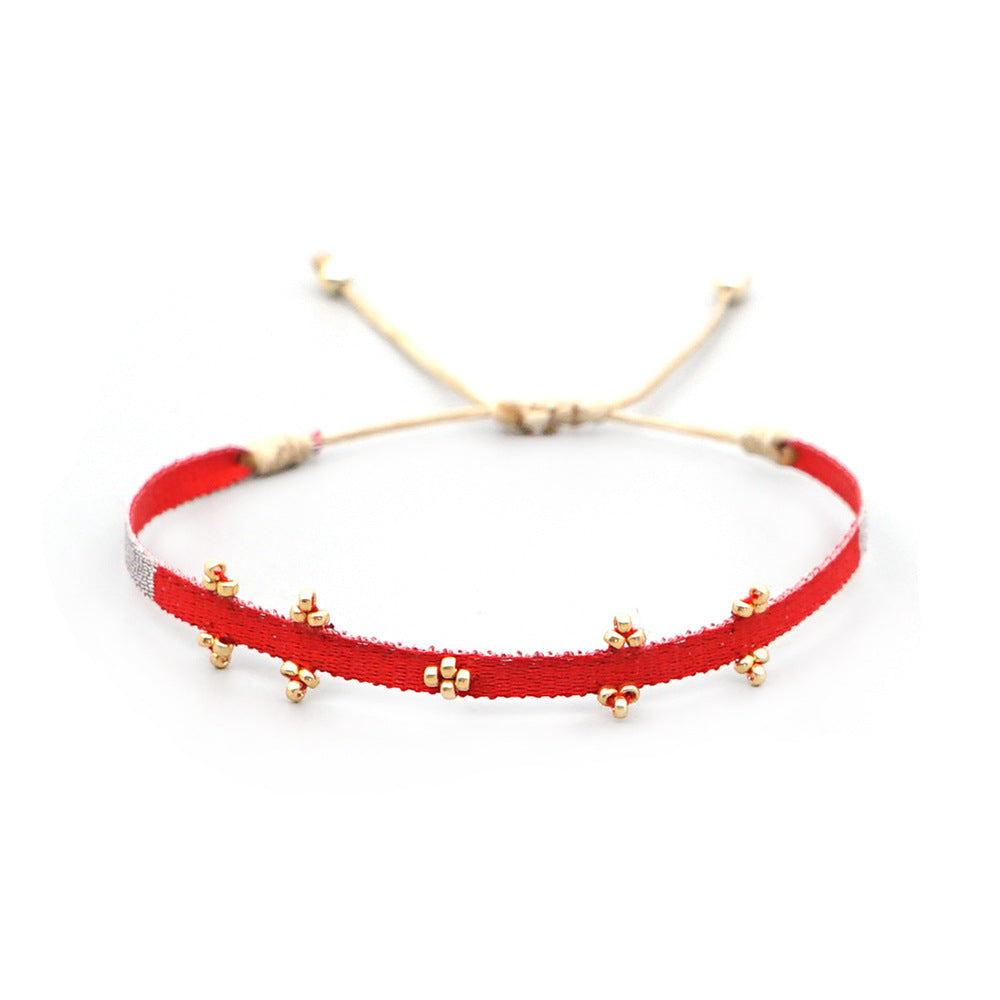 Seed Bead Braided Bracelet — bracelet, view 11