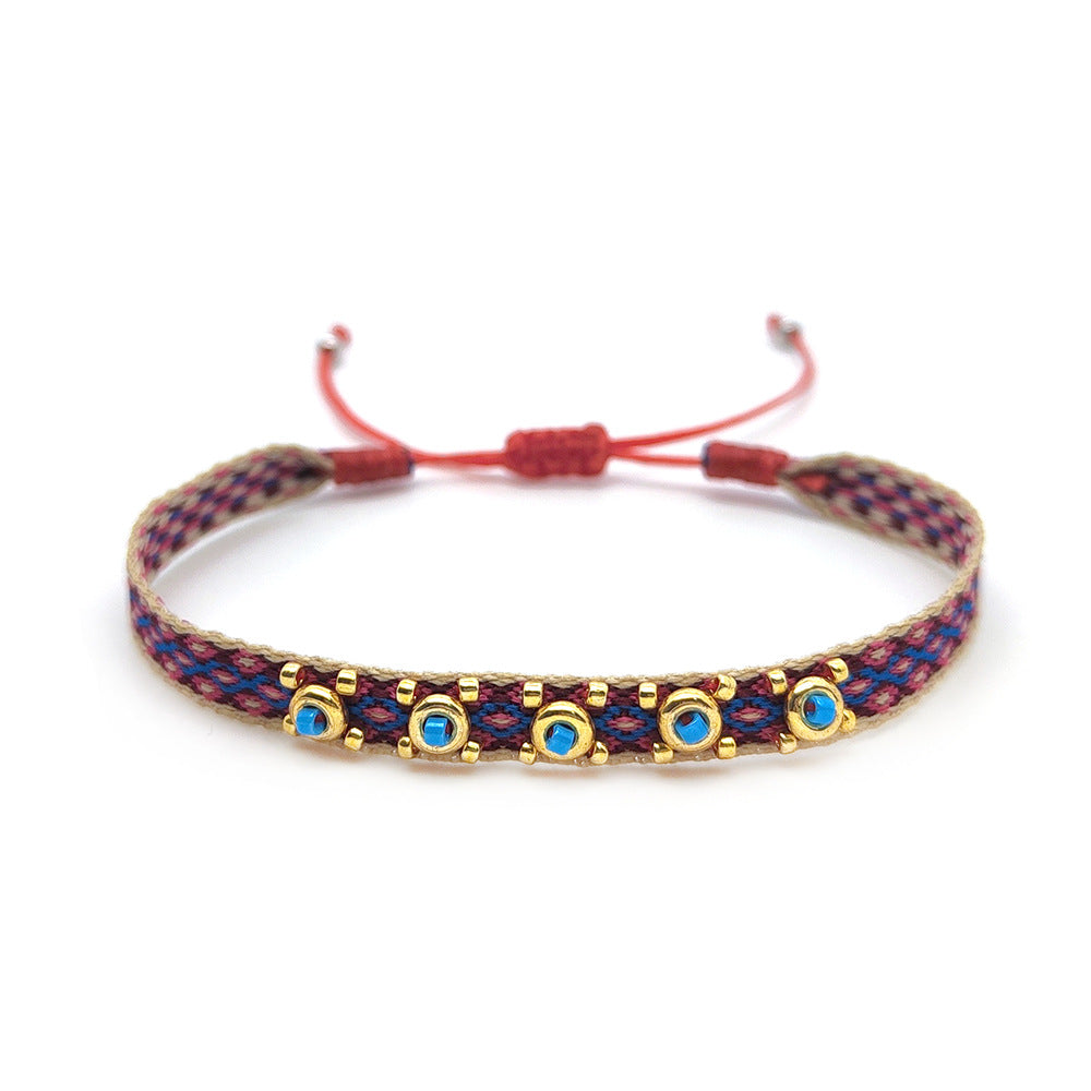 Seed Bead Braided Bracelet — bracelet, view 14