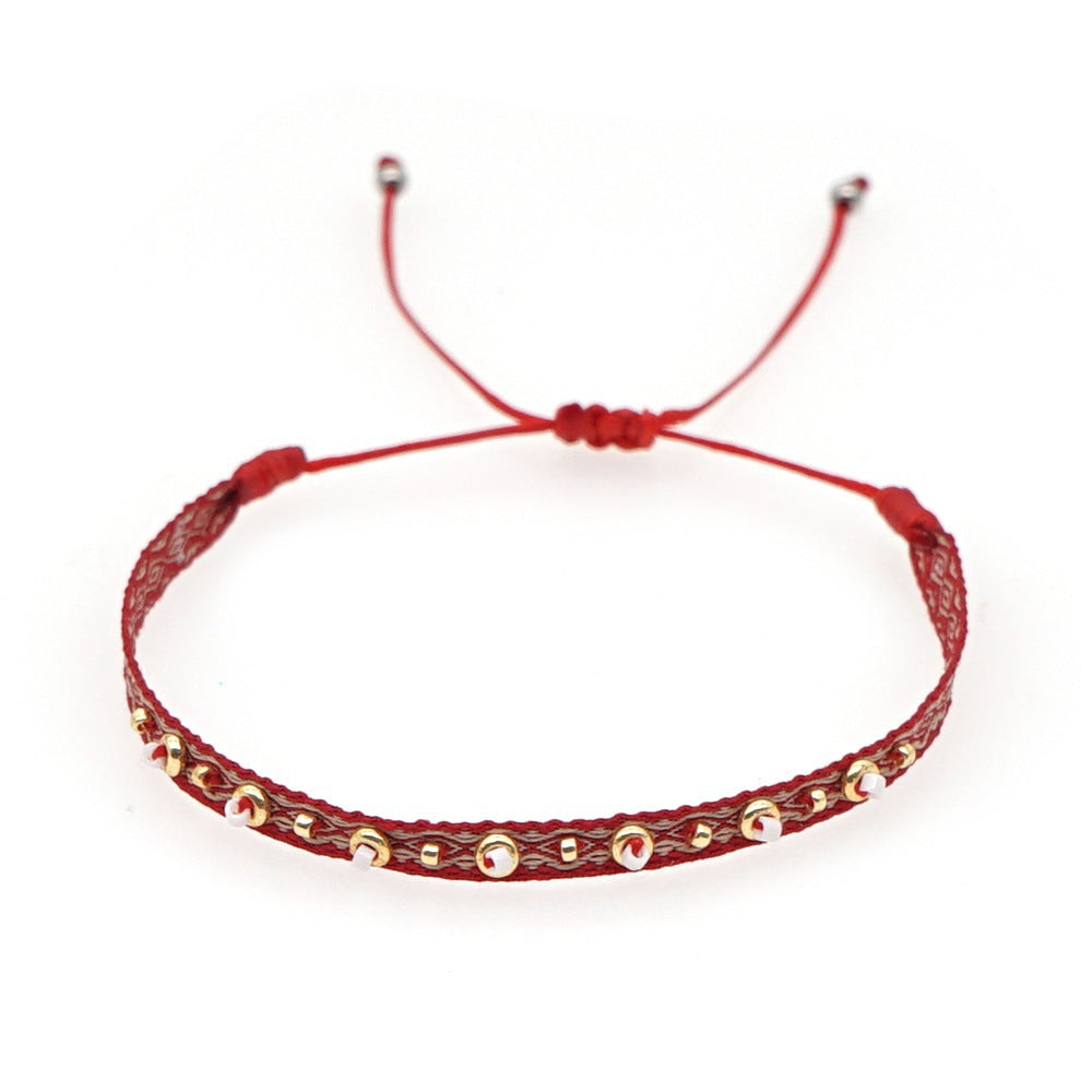 Seed Bead Braided Bracelet — bracelet, view 16