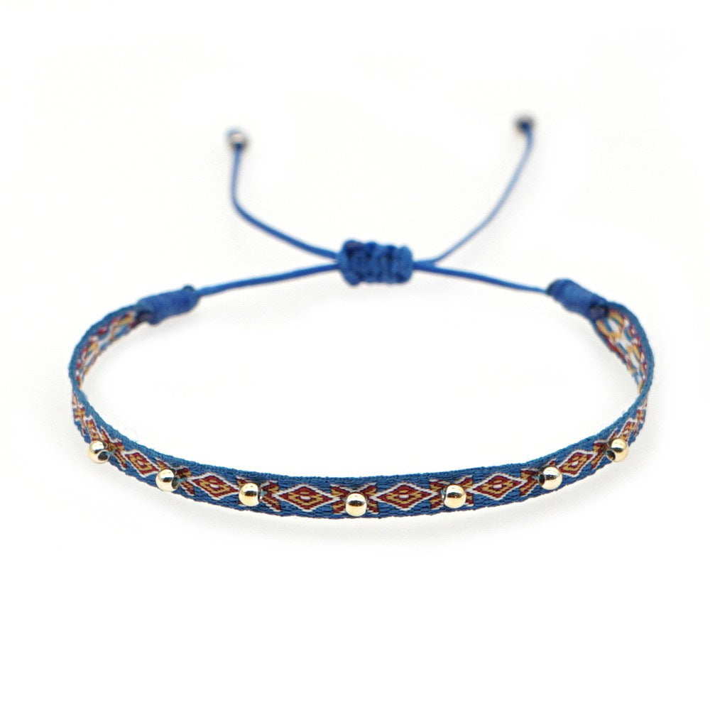 Seed Bead Braided Bracelet — bracelet, view 17
