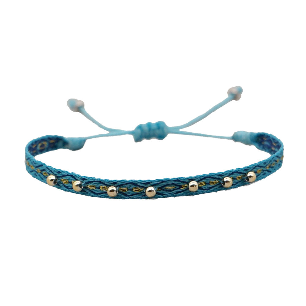 Seed Bead Braided Bracelet — bracelet, view 18