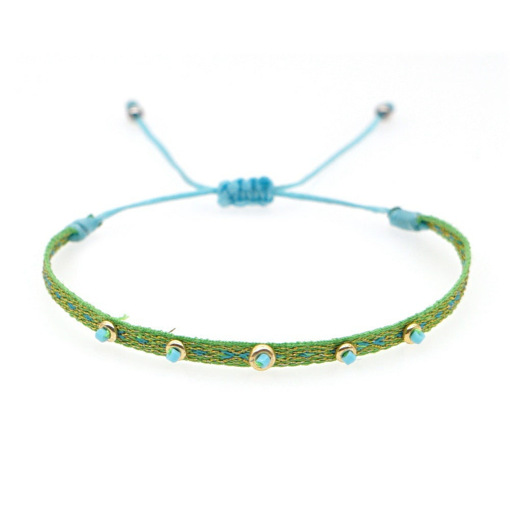 Seed Bead Braided Bracelet — bracelet, view 19