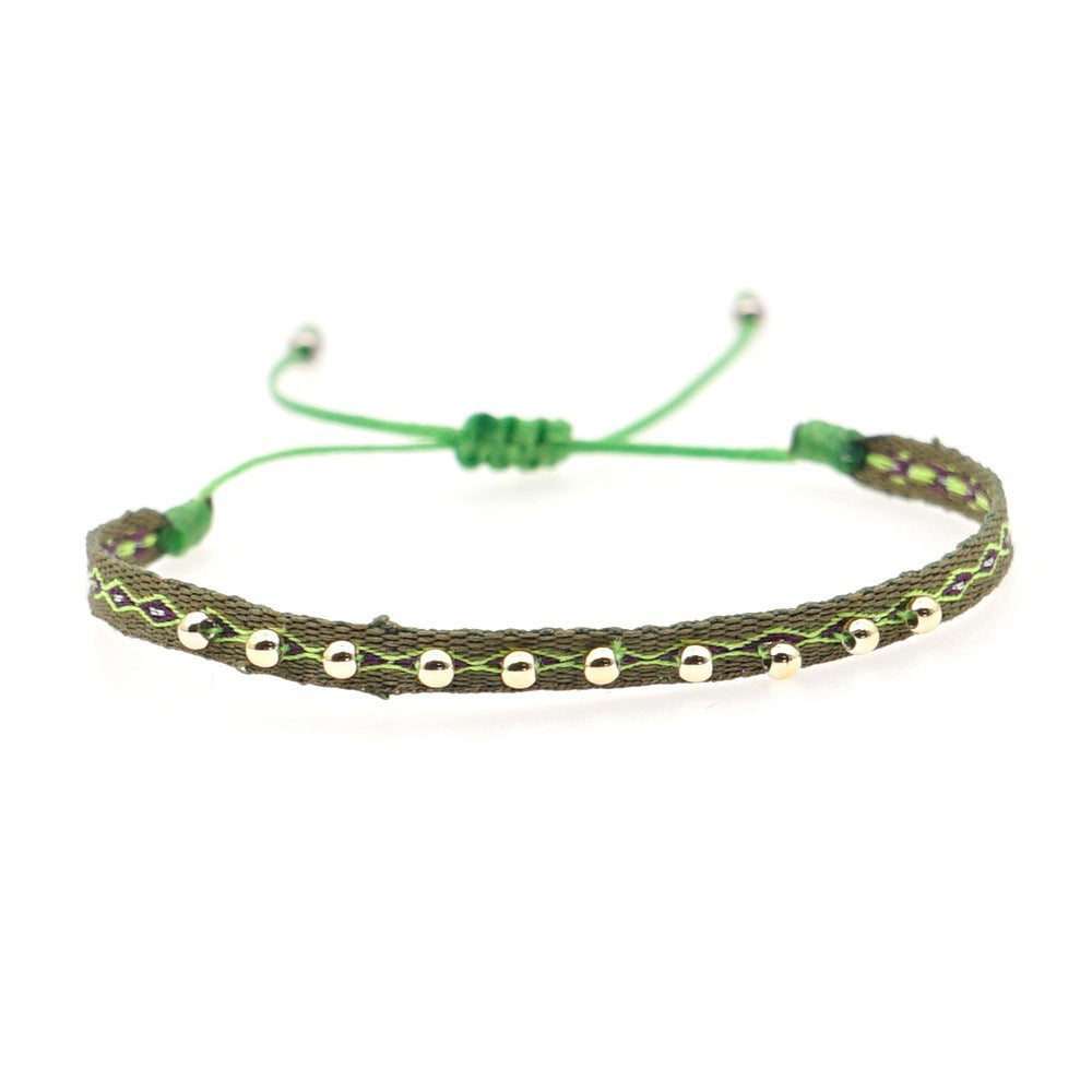 Seed Bead Braided Bracelet — bracelet, view 21
