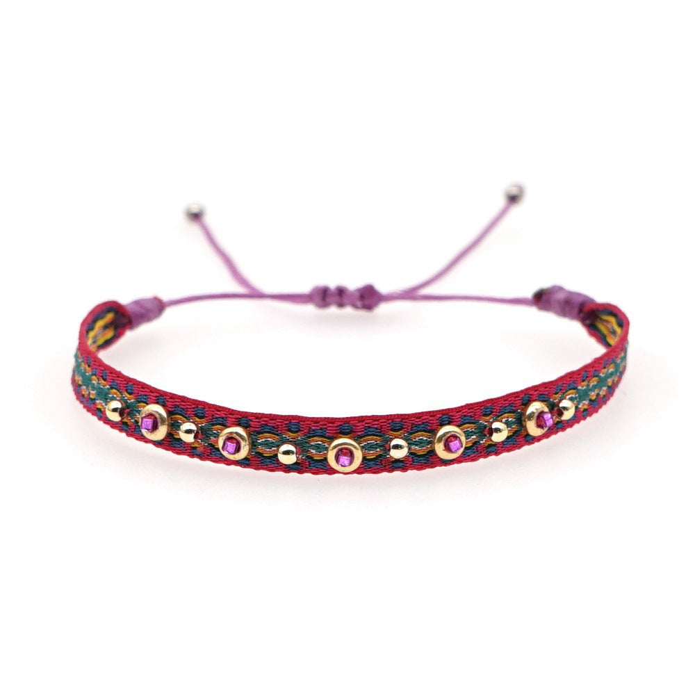 Seed Bead Braided Bracelet — bracelet, view 22