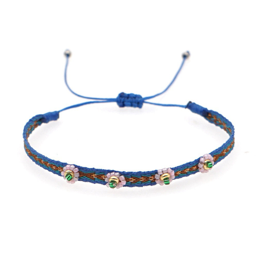 Seed Bead Braided Bracelet — bracelet, view 24