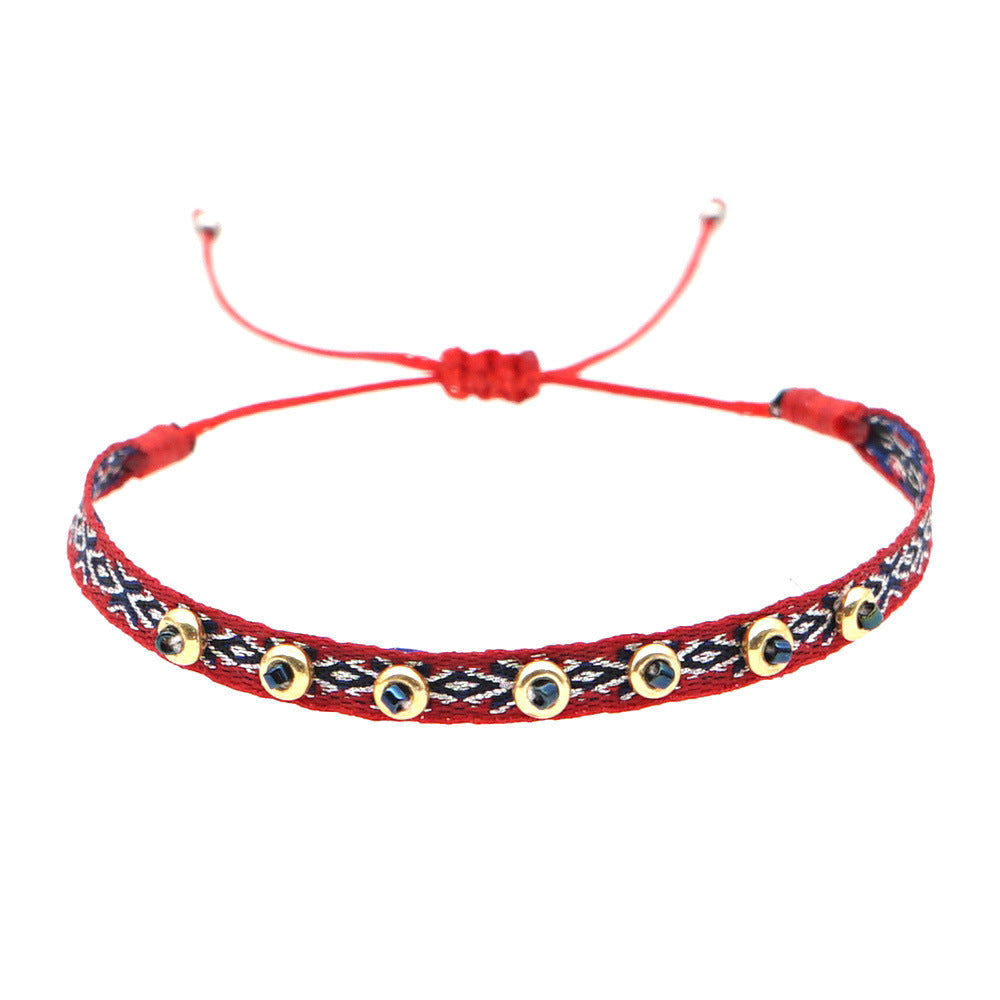 Seed Bead Braided Bracelet — bracelet, view 25