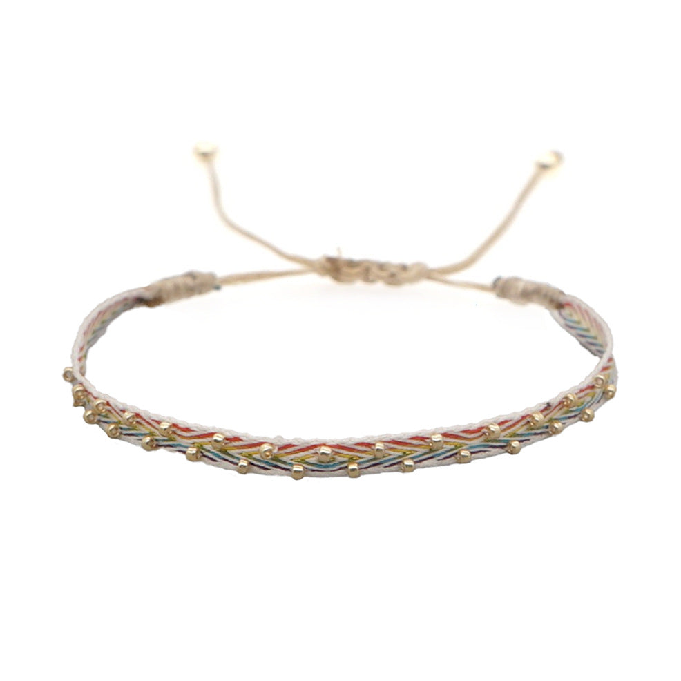 Seed Bead Braided Bracelet — bracelet, view 29
