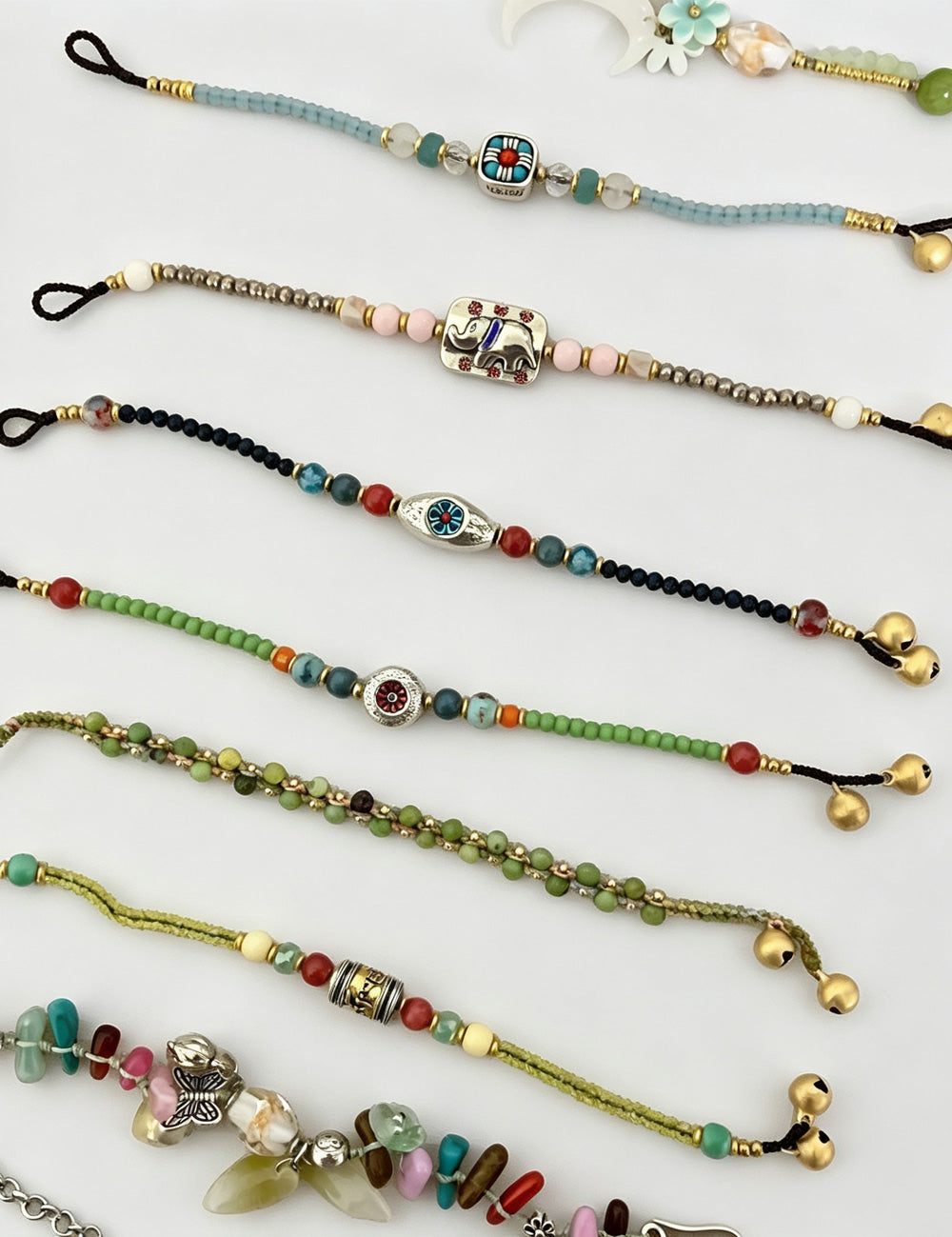 Irregular Stone Braided Bracelet — bracelet