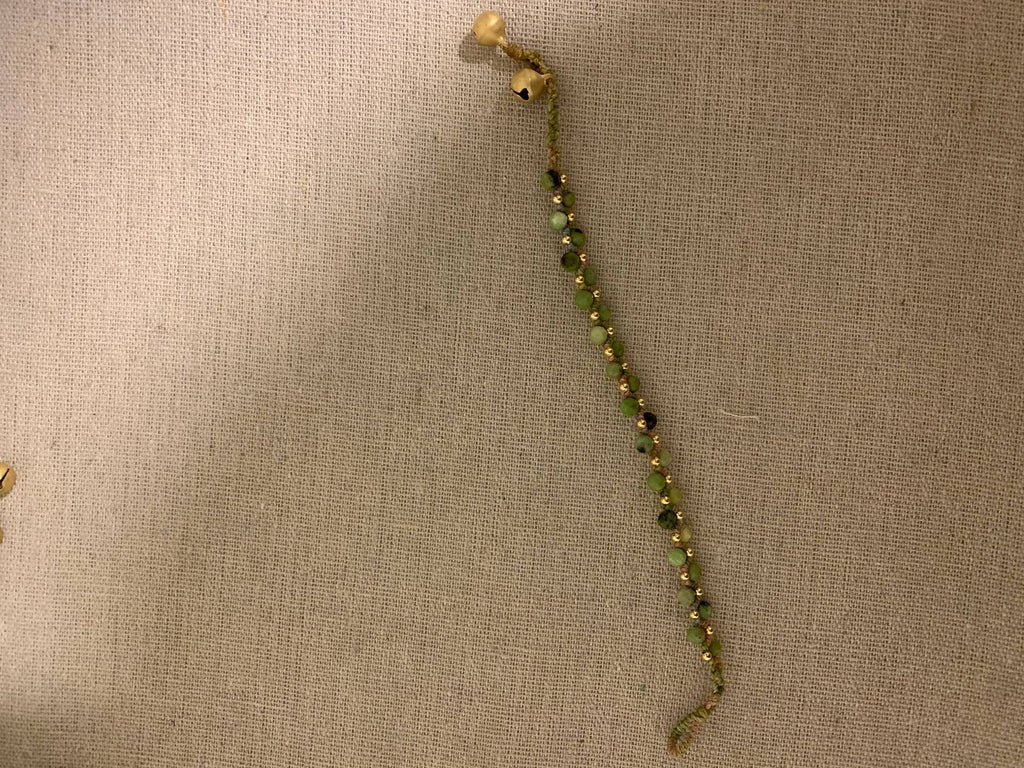 Irregular Stone Braided Bracelet — bracelet, view 5