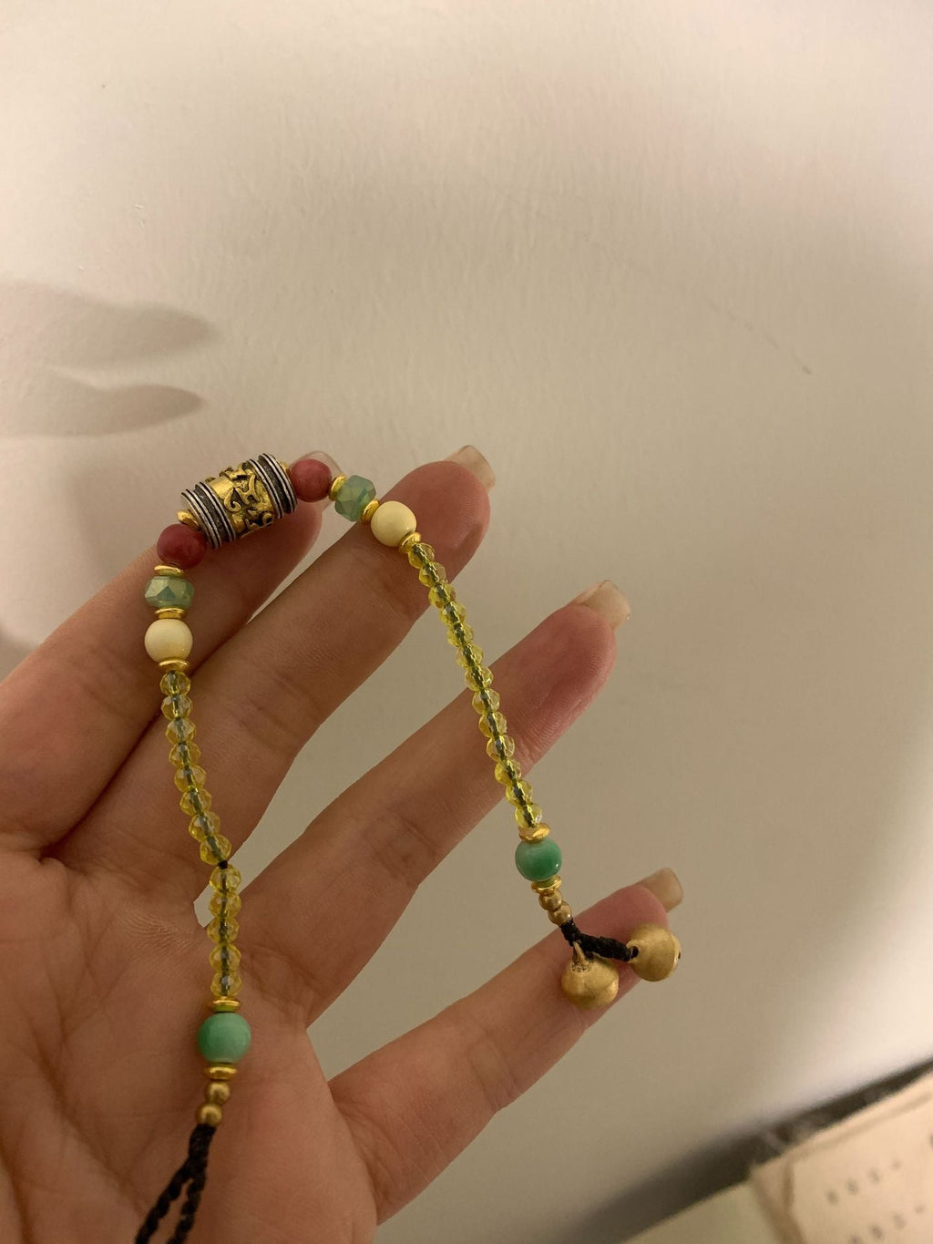 Irregular Stone Braided Bracelet — bracelet, view 7