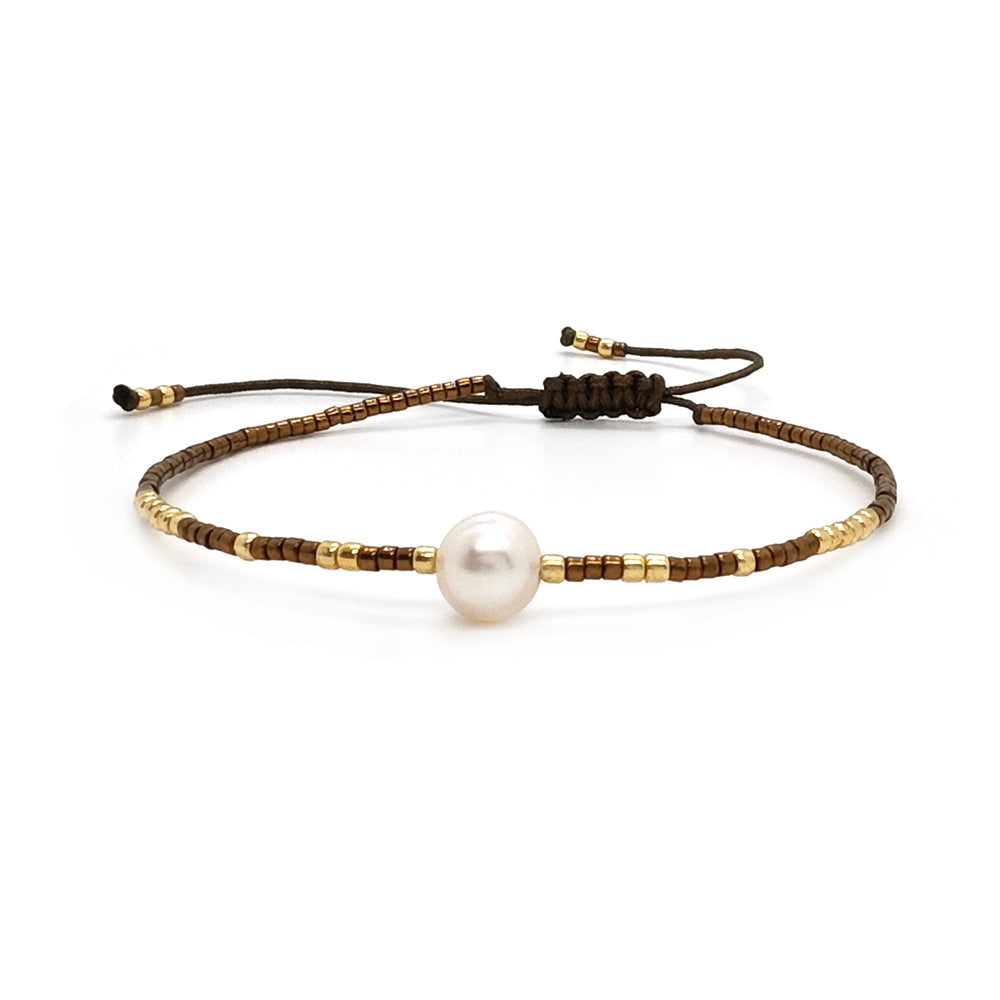Multi-Layer Pearl Bead Bracelet — bracelet, view 4