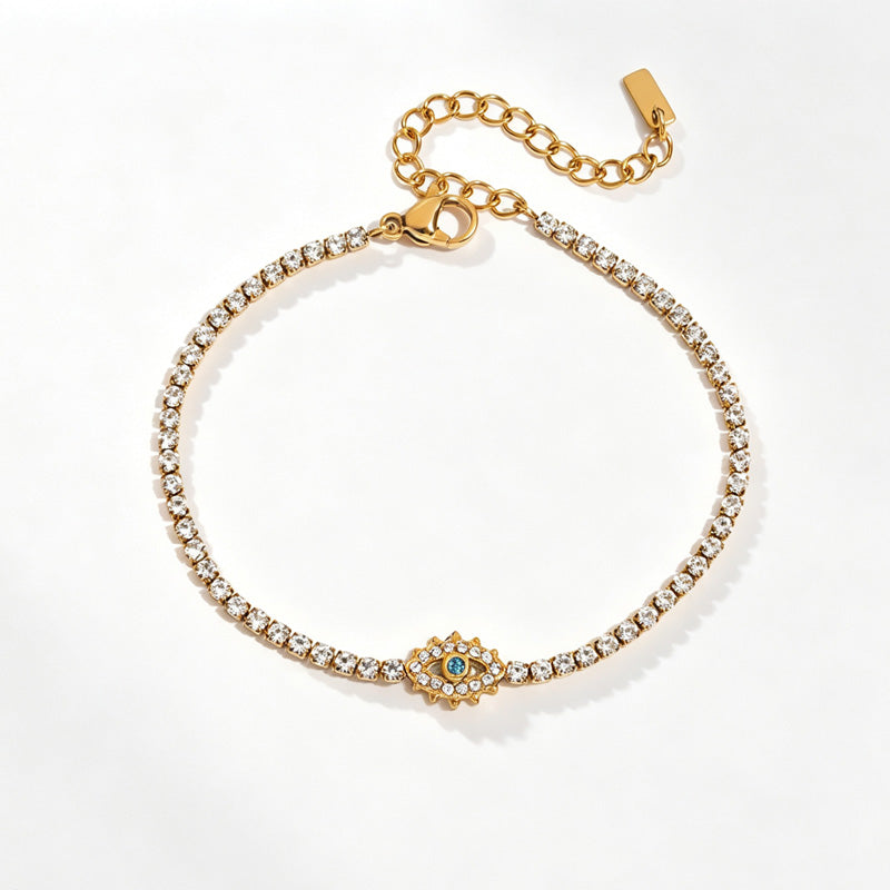 Star Moon Rhinestone Bracelet — bracelet, view 11
