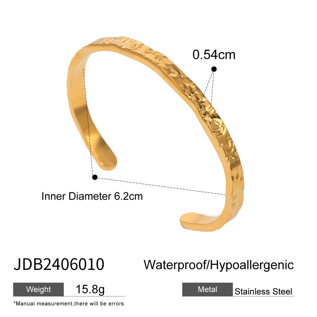 Gold-Plated Cubic Zirconia Chain Bracelet — gold bracelet, view 7
