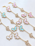 Butterfly Charm Zirconia Bracelet — bracelet