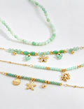 Starfish Shell Charm Bracelet — bracelet